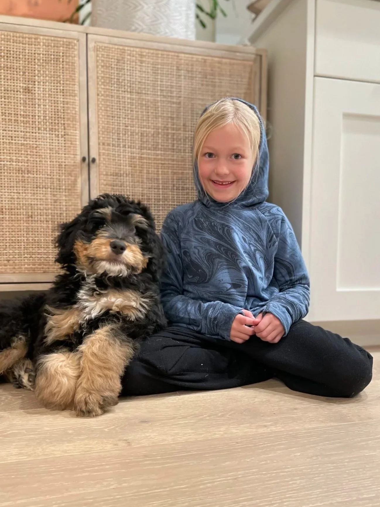 Bernedoodle puppy for Spokane Washington Inland Northwest family from High Desert Family Doodles