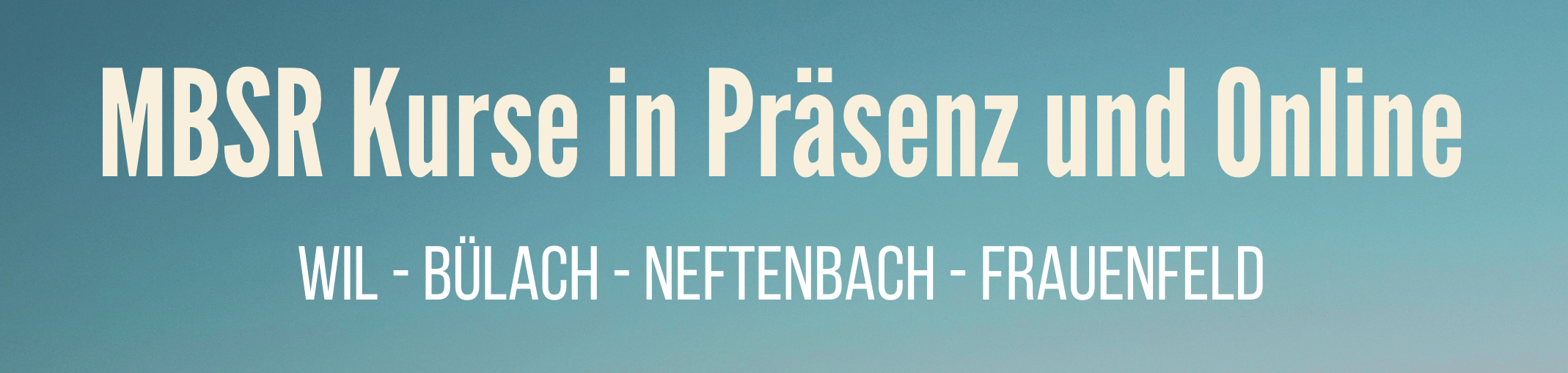 Stressbewältigung Wil , Bülach, Neftenbach Frauenfeld und Online mit Jigme Dahortsang
