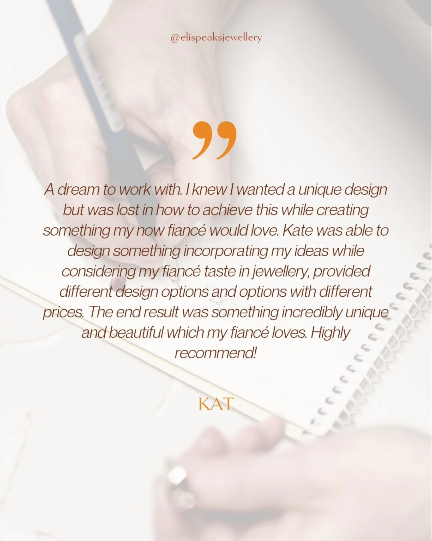 The ring behind this review, is one of my absolute favourites, and one that I feel is signature Eli Speaks 😍 

Stay tuned to see it in my next post ✨️