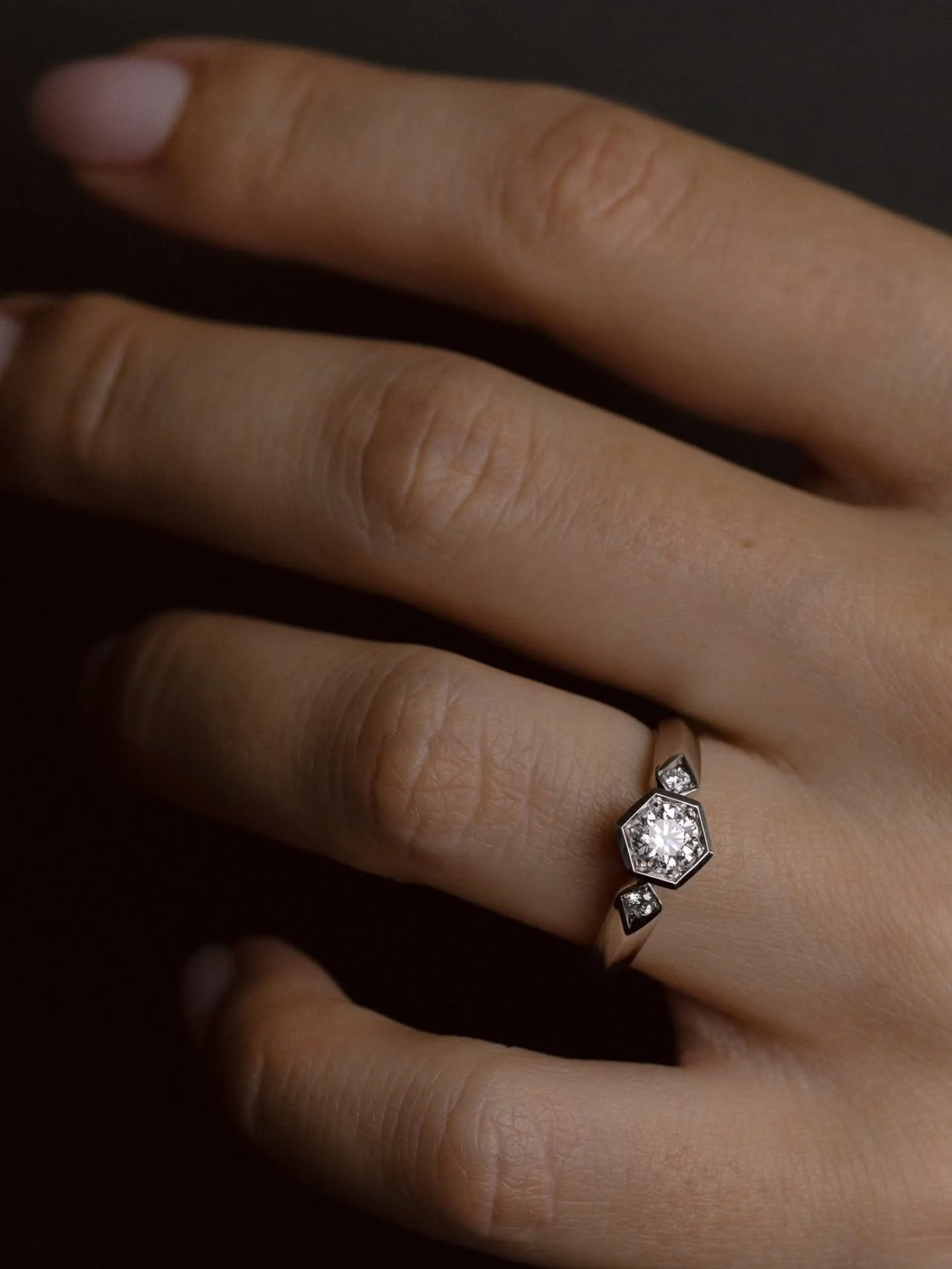 I just love these photos by Elise 😊 so this is purely for the grid. 

Hand fabricated platinum and natural diamond engagement ring for Michelle 🤍

For your own custom piece, send an enquiry form through the website (link in bio).

2026 orders are c
