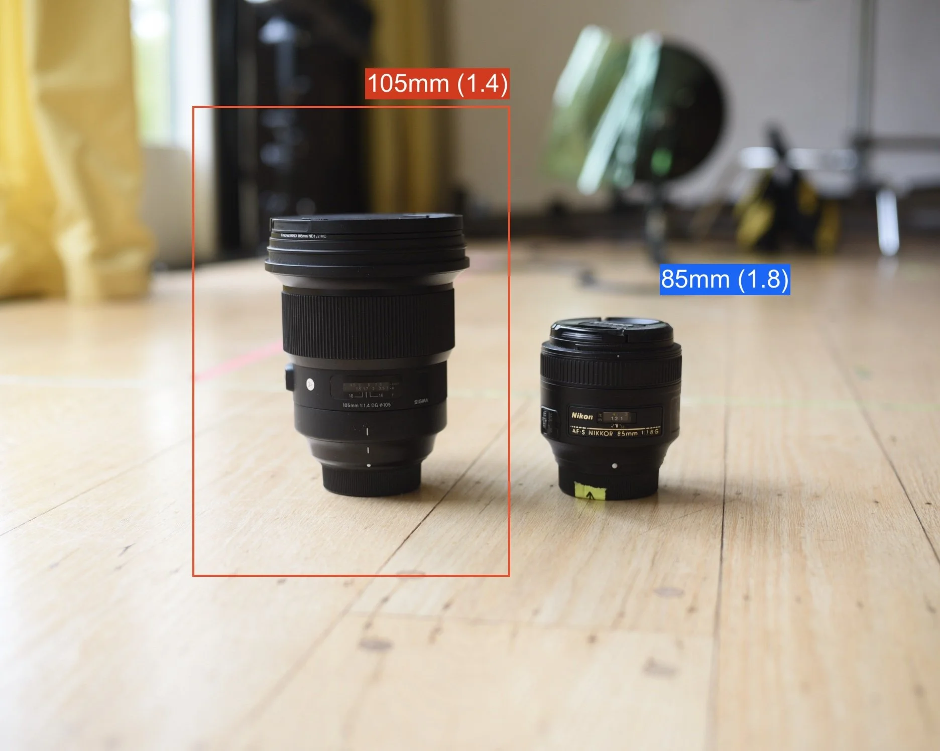 “85mm or 105mm?”