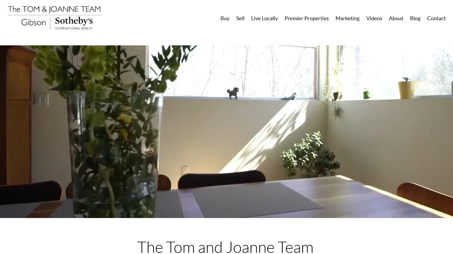 tom and joanne team website