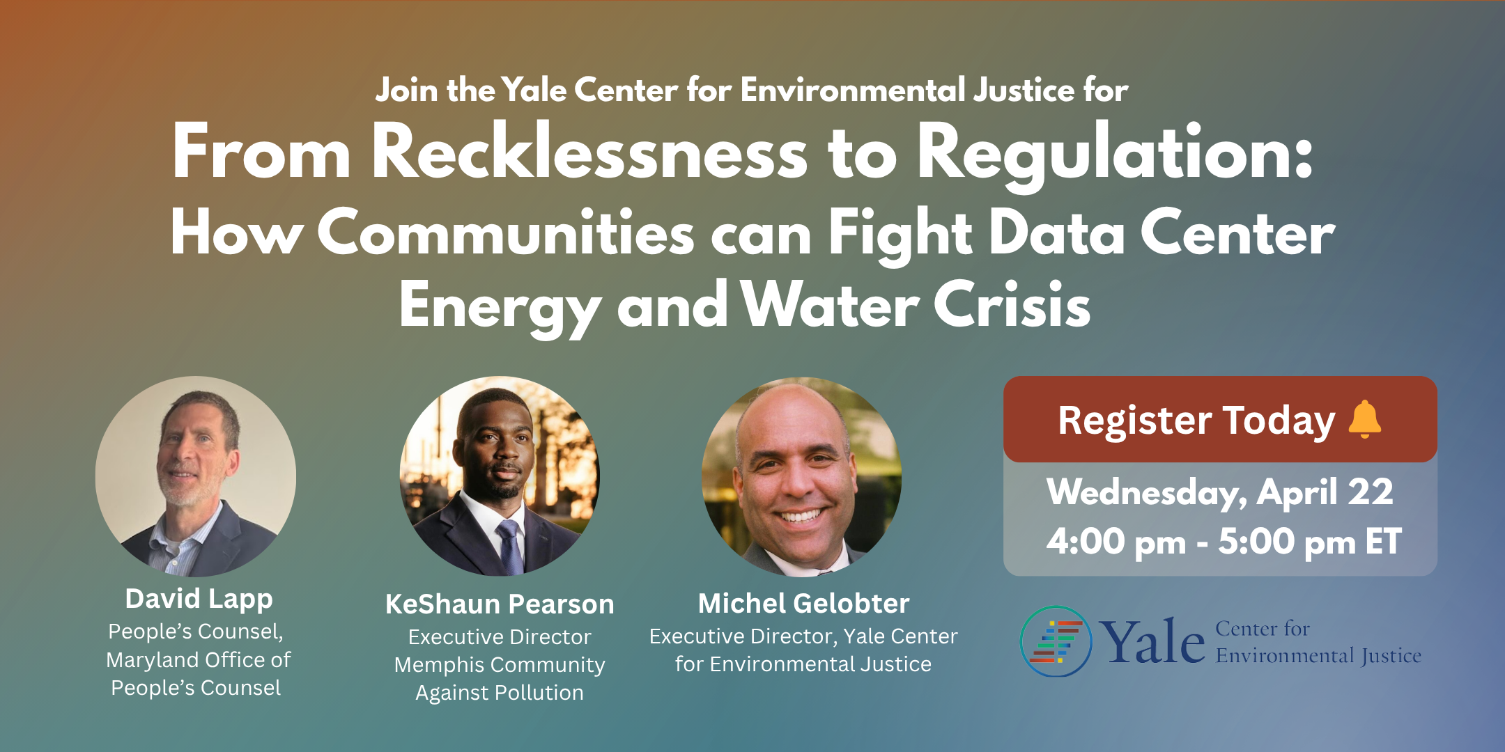 Yale Data Center Webinar