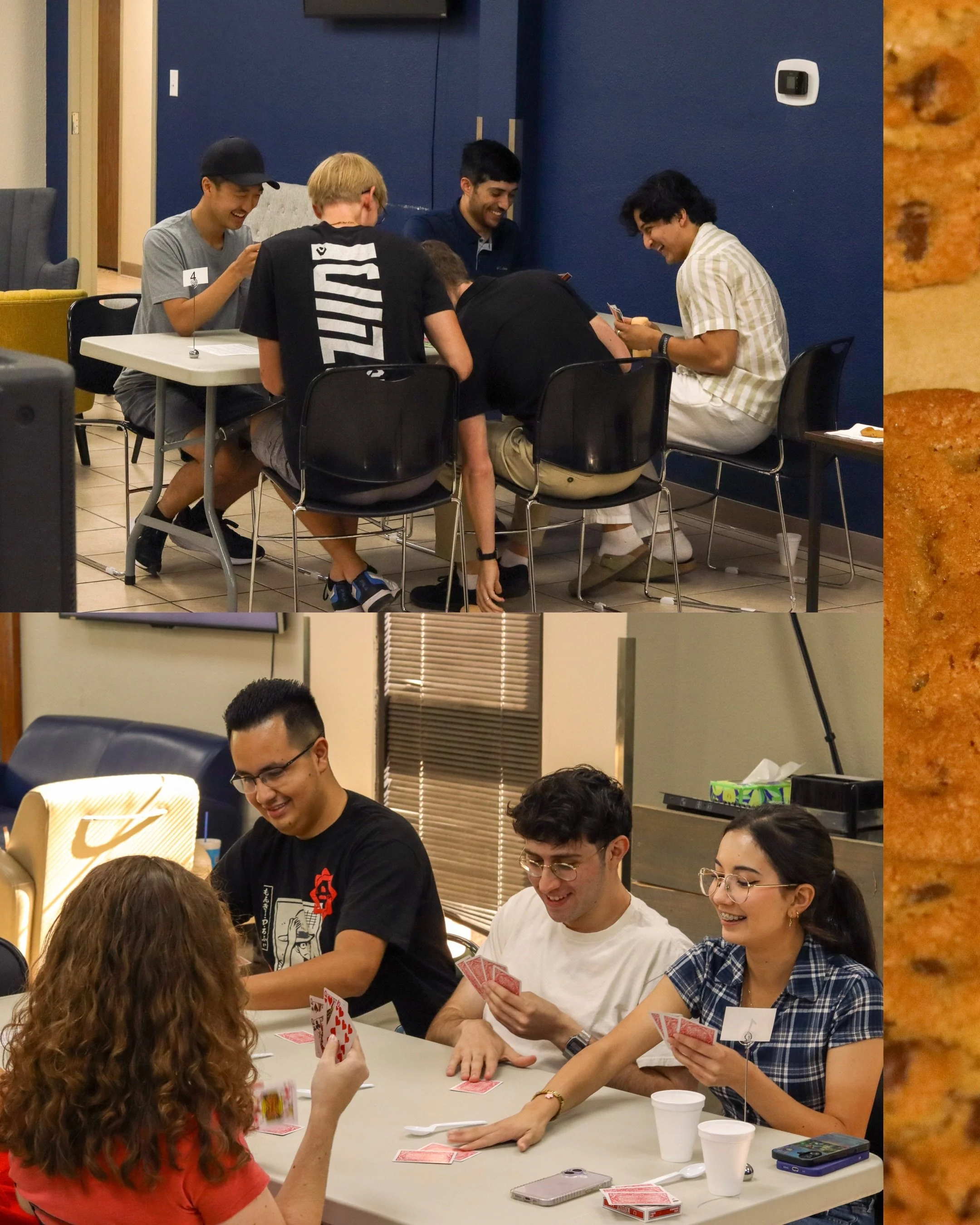 Game day got competitive! 🃏🎲🏆

Shoutout to our table winning champ + everyone who brought the game day spirit!

Join us tomorrow on campus for first day of school pics and tomorrow night after Gold Rush for an ice cream social 🍦😋 See you there!