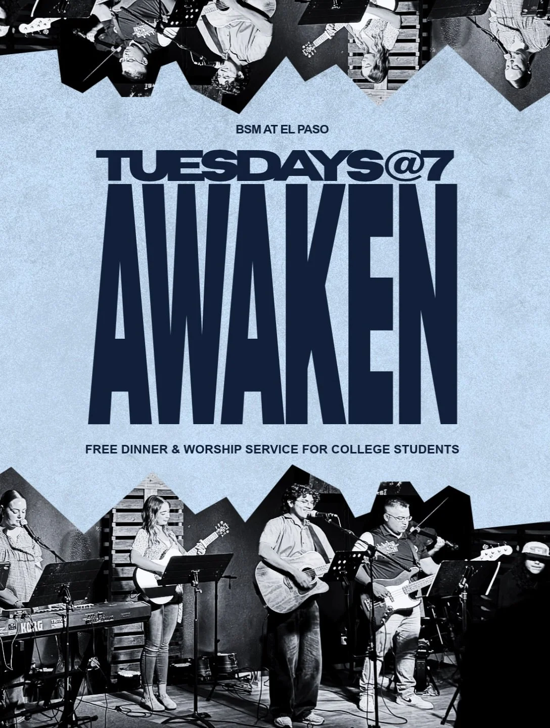 Don&rsquo;t just hear about it. Come see. ❤️&zwj;🔥

AWAKEN : tomorrow night @ 7pm
free dinner, live worship, honest conversation.
built for college students - made for you.

📍 address in bio

#utep #christian #christiancommunity #campusministry #bs