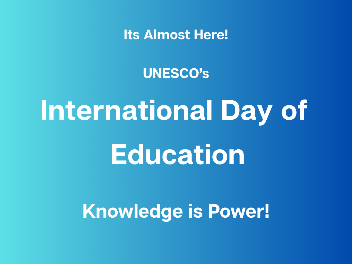 International Day of Education — Knowledge Is Power