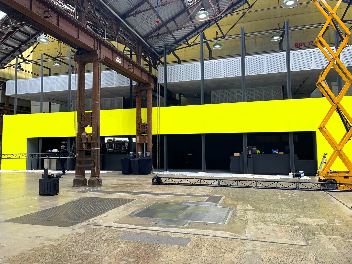 Vivid 2023 | Installation of the massive fluro walls onsite at Carriageworks for Vivid Sydney. Dream!
#creativedirection #events #design #carriageworks #vividsydney #fluro #Pantone396C

@carriageworks
@vividsydney