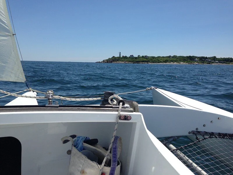 A daysail from Salem out around the Baker's Island Light.