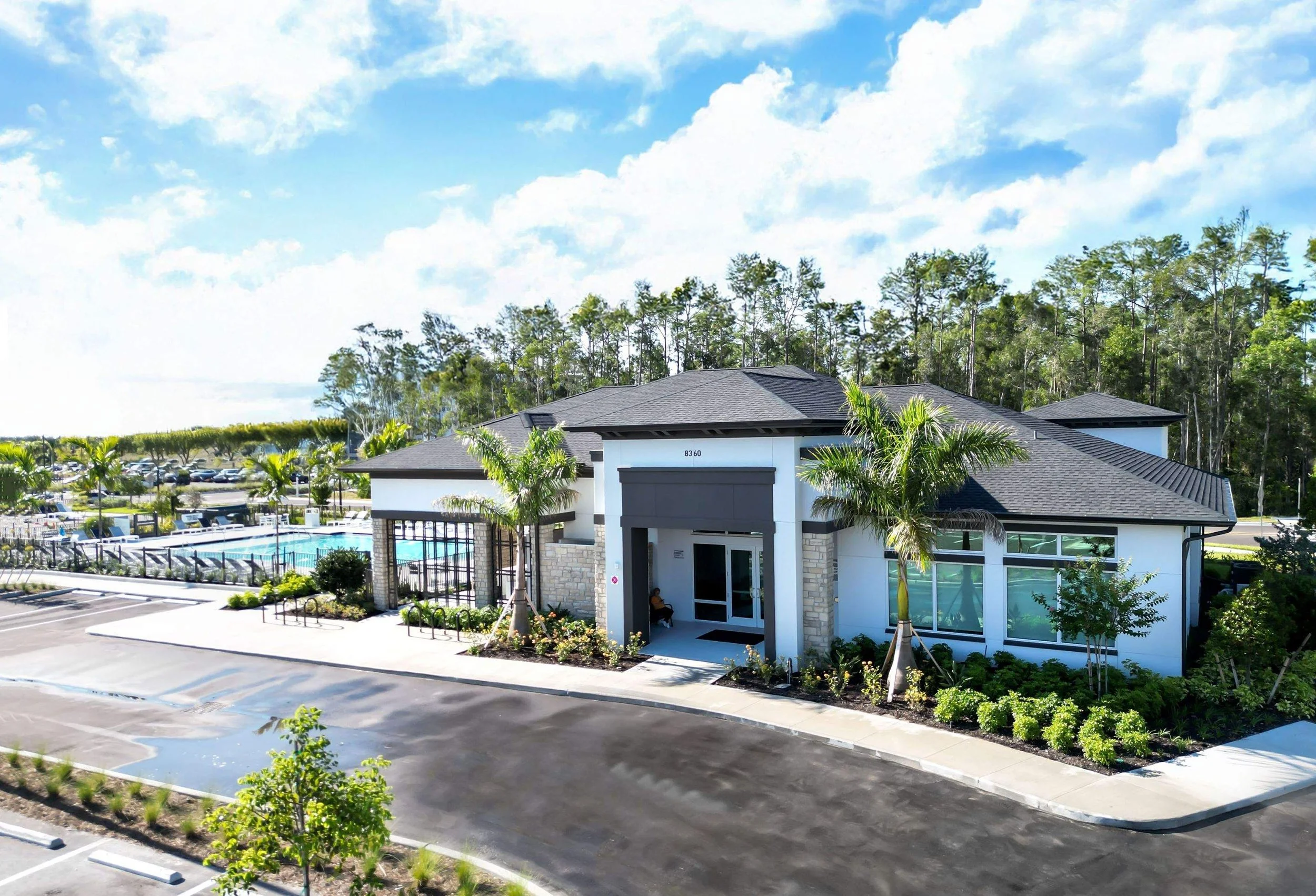 Clubhouse and Pool Front View.jpg