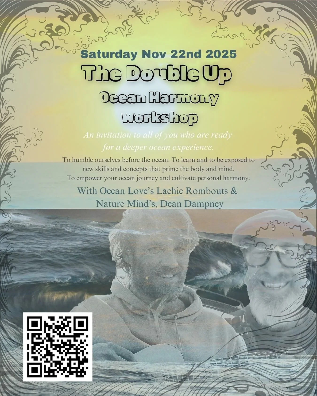 Lachie Rombouts @oceanlove_oceancoaching_ and myself, along with some special guests are rolling around in the shoreys again with all guys and girls (of all ages) that are up for growing more at one with the oceans power. 

It&rsquo;s a full day work