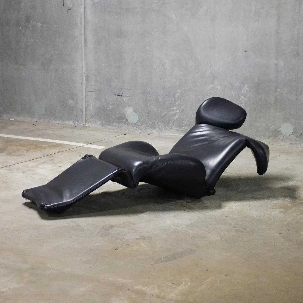 C - Housse De Protection Pour Le Siège Et Le Dossier Wink Cassina Popeline Violet