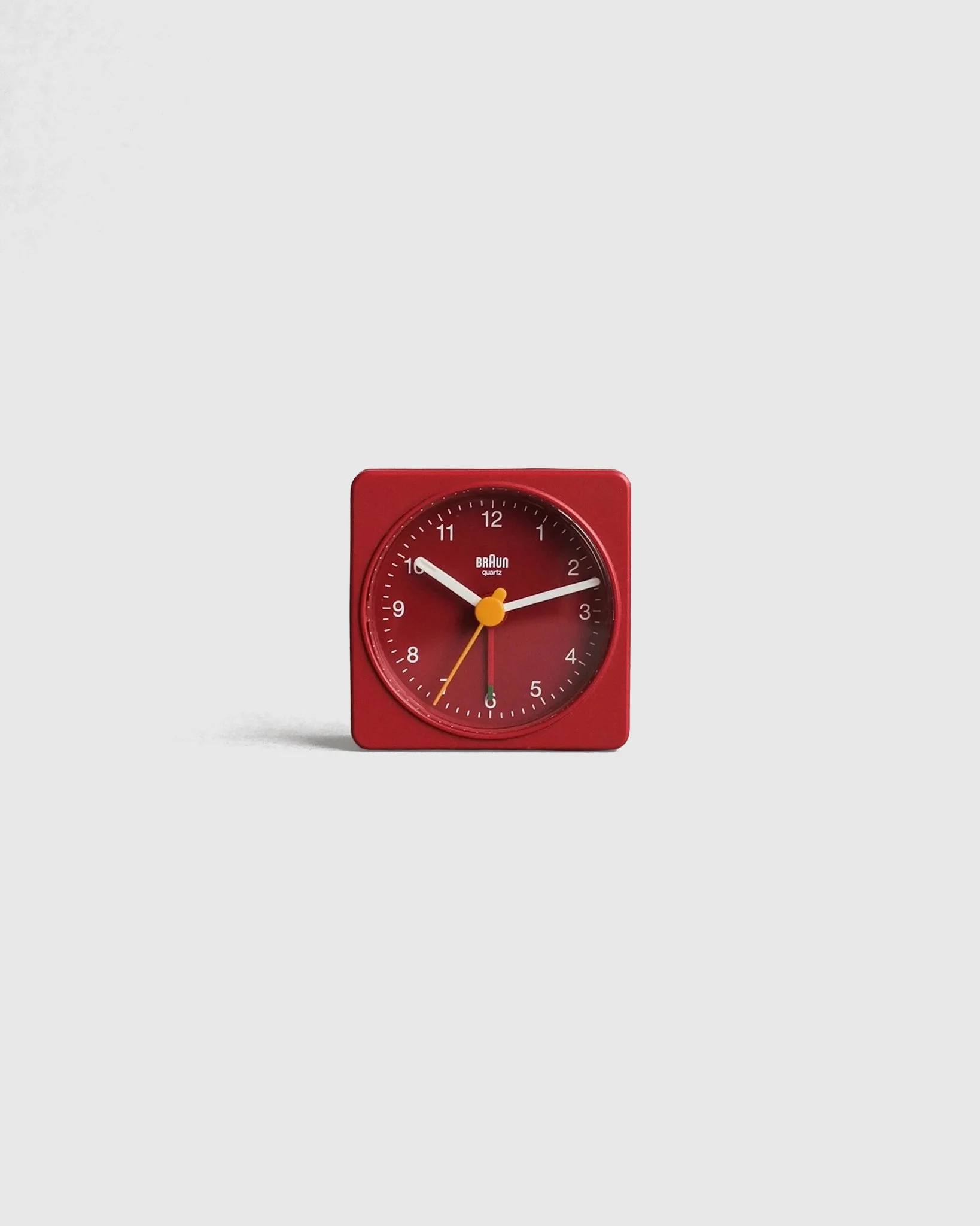 [BC02] Red Travel Alarm Clock by Braun