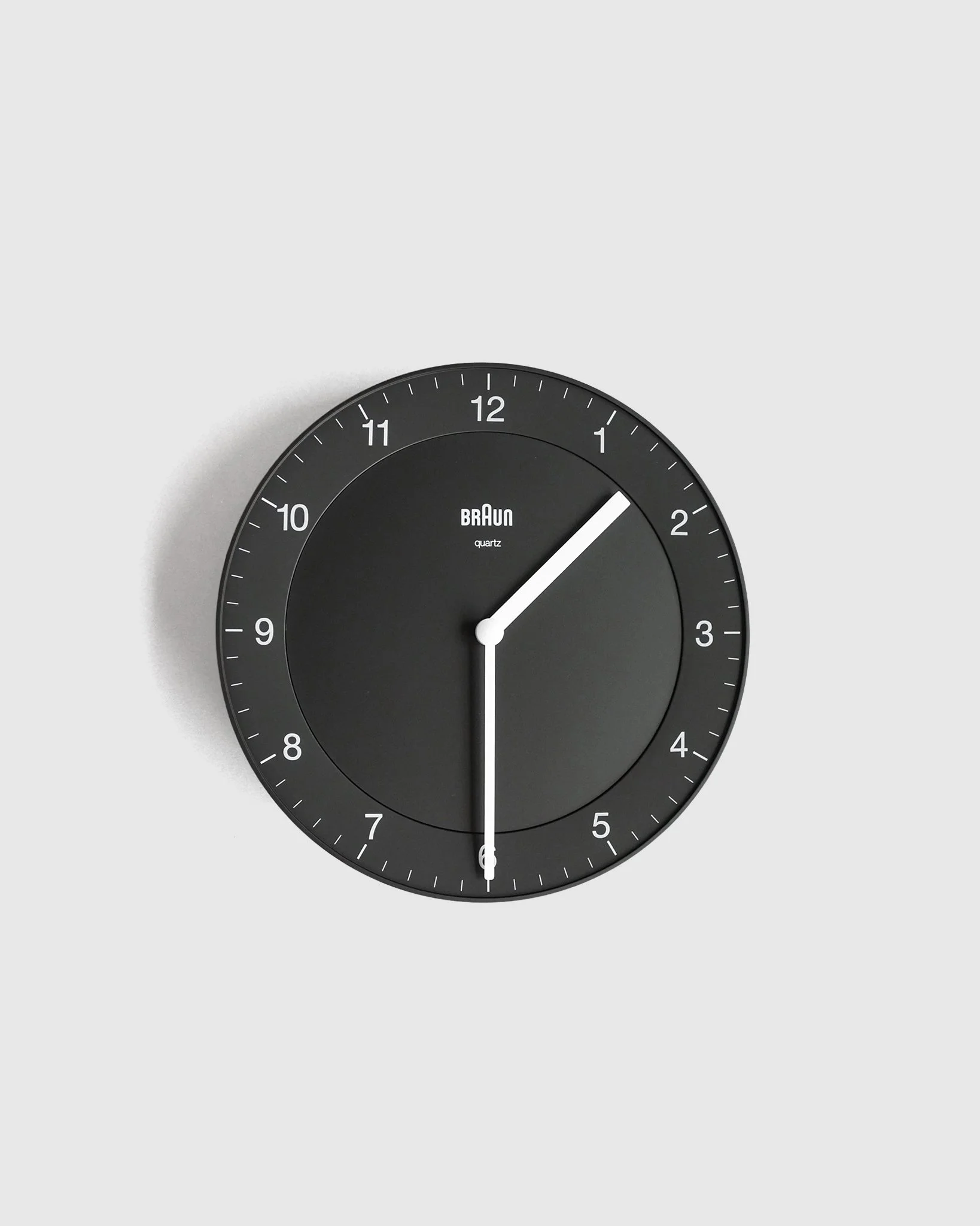 [BC06] Small Black Wall Clock by Braun