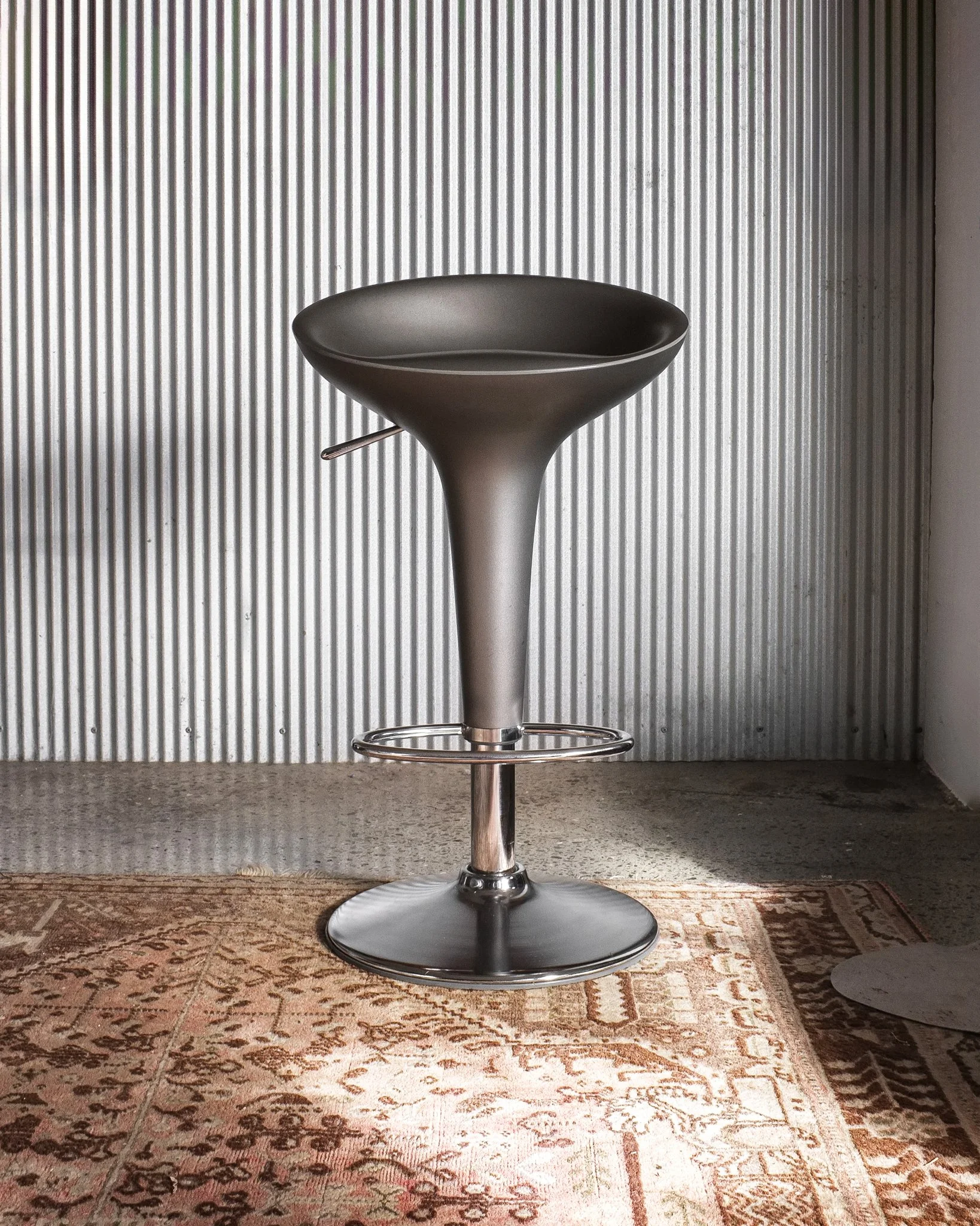 Grey [ Bombo] Barstools by Stefano Giovannoni for Magis [ Pair ]