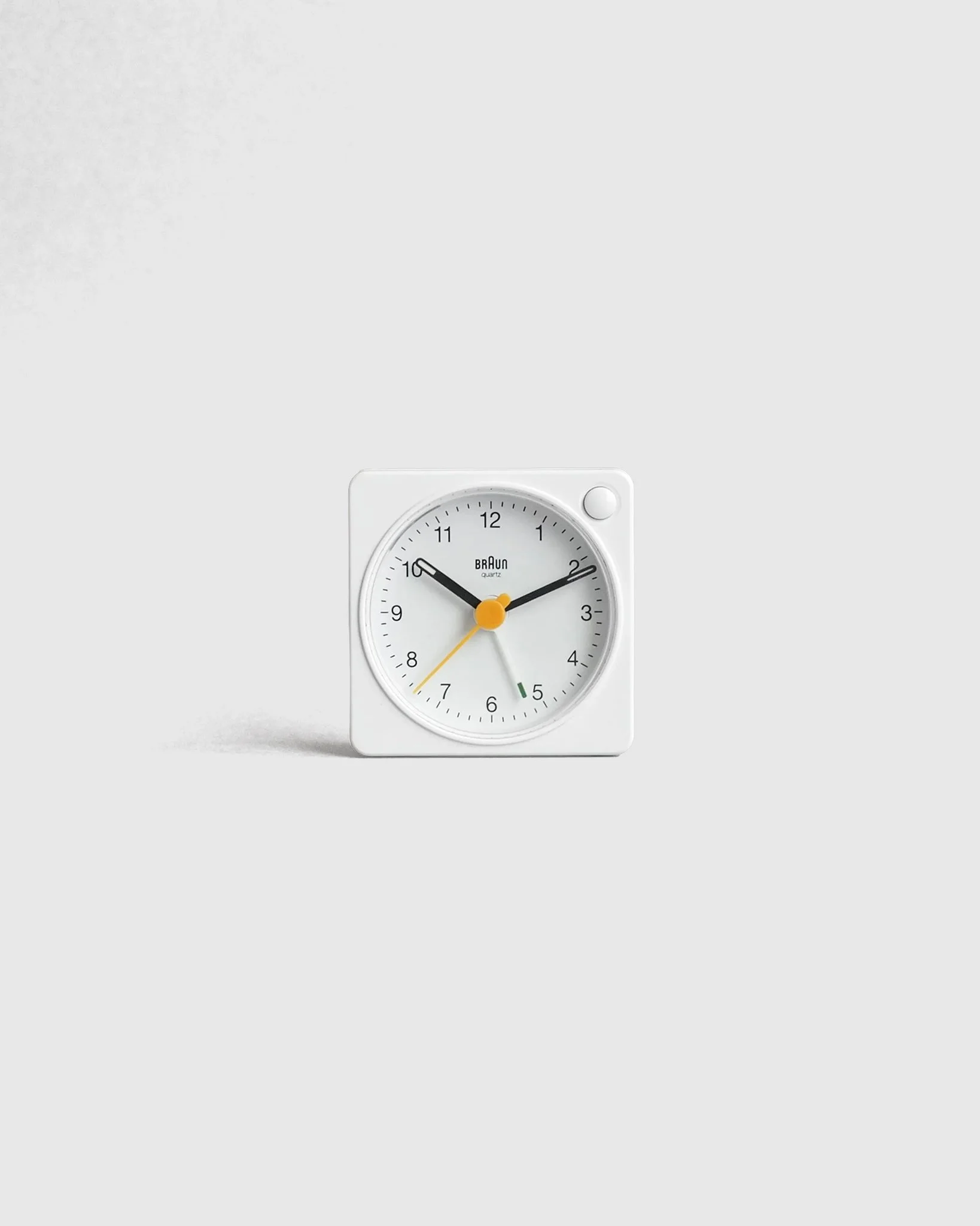 [BC02] White Travel Alarm Clock by Braun