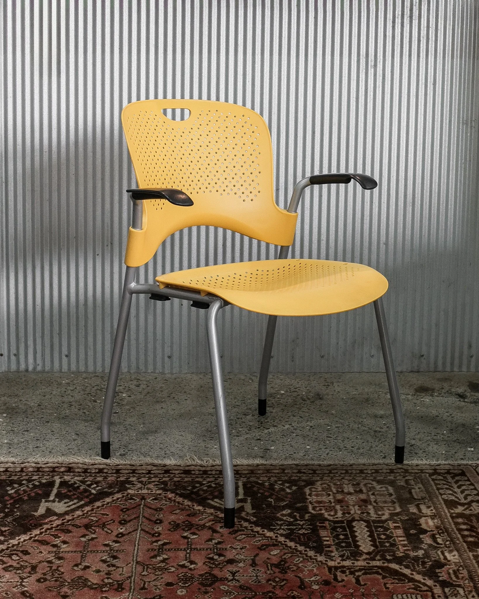 Yellow [ Caper ] Chairs by Herman Miller [ 3 available ]