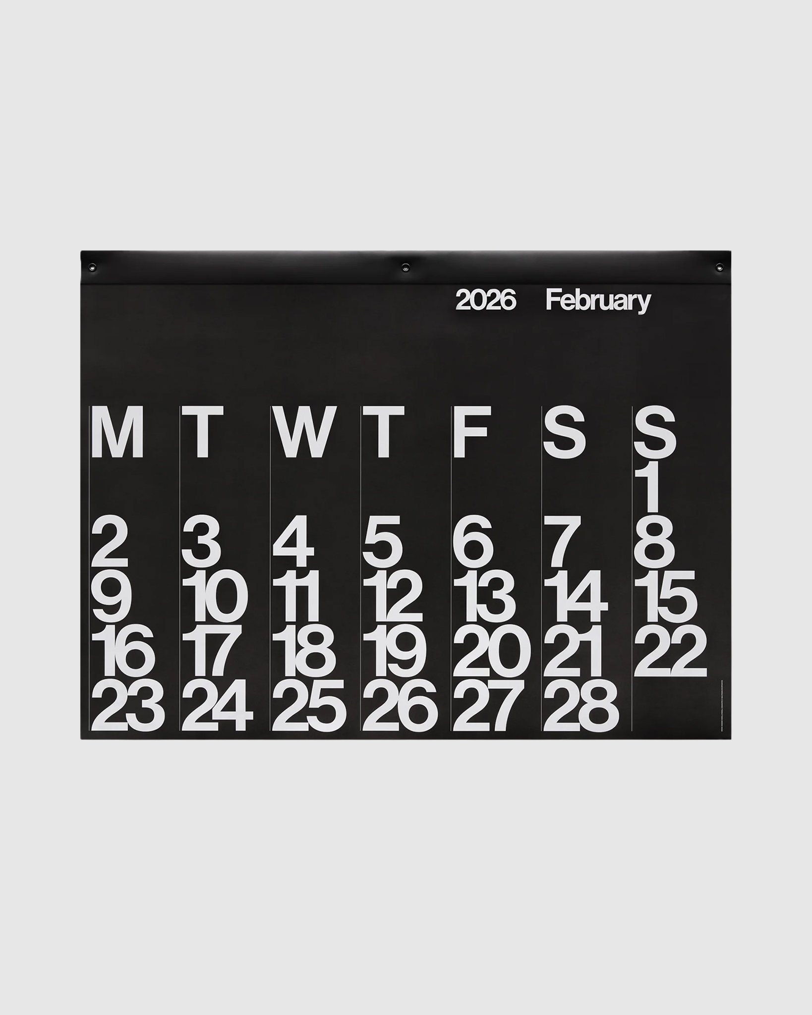 2027 Stendig Calendar by Massimo Vignelli [ PRE-ORDER ]