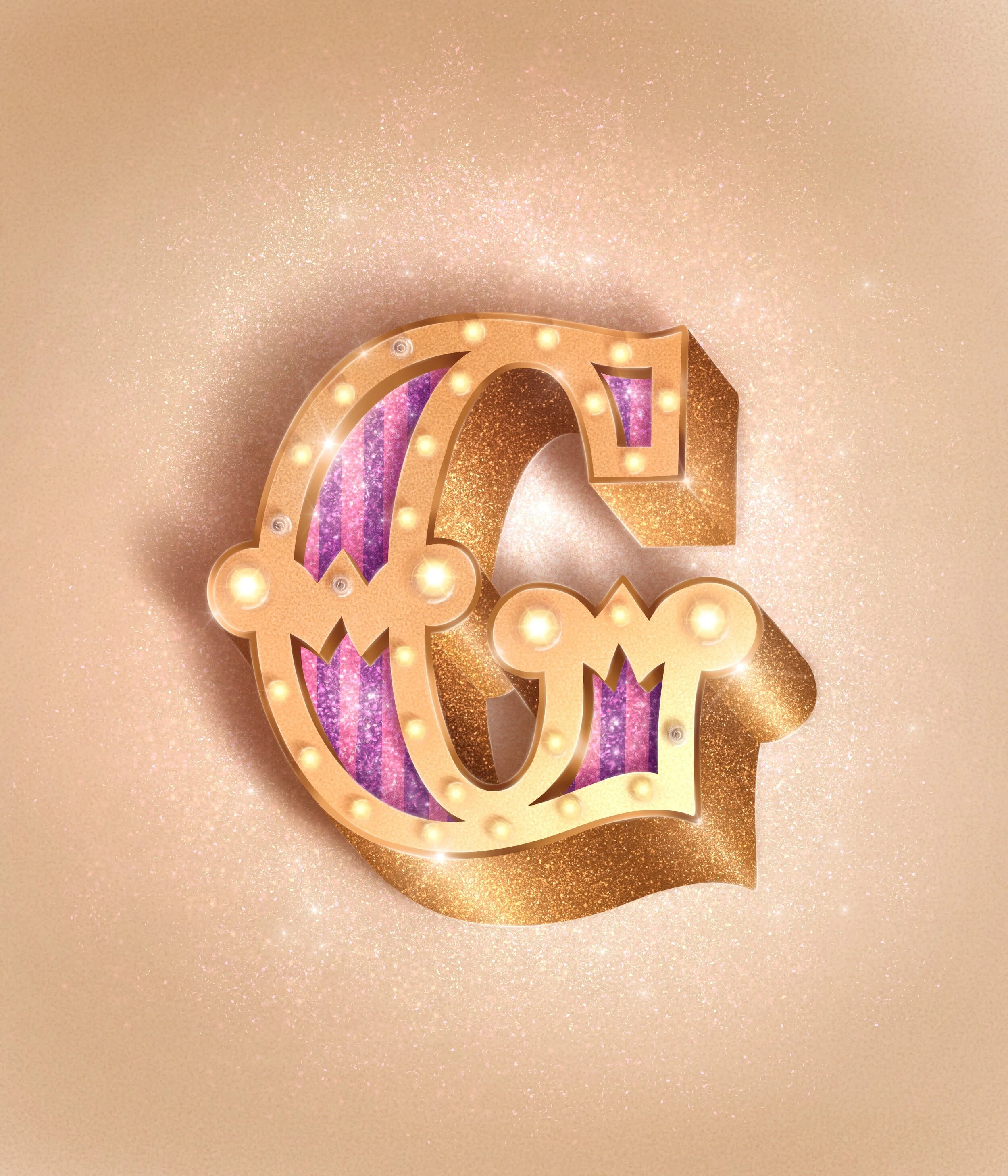 Example of 3D Letters using Procreate