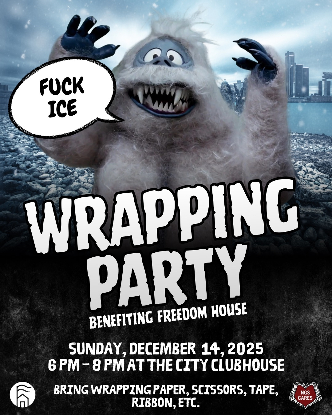 Freedom House Holiday Gift Wrapping Party