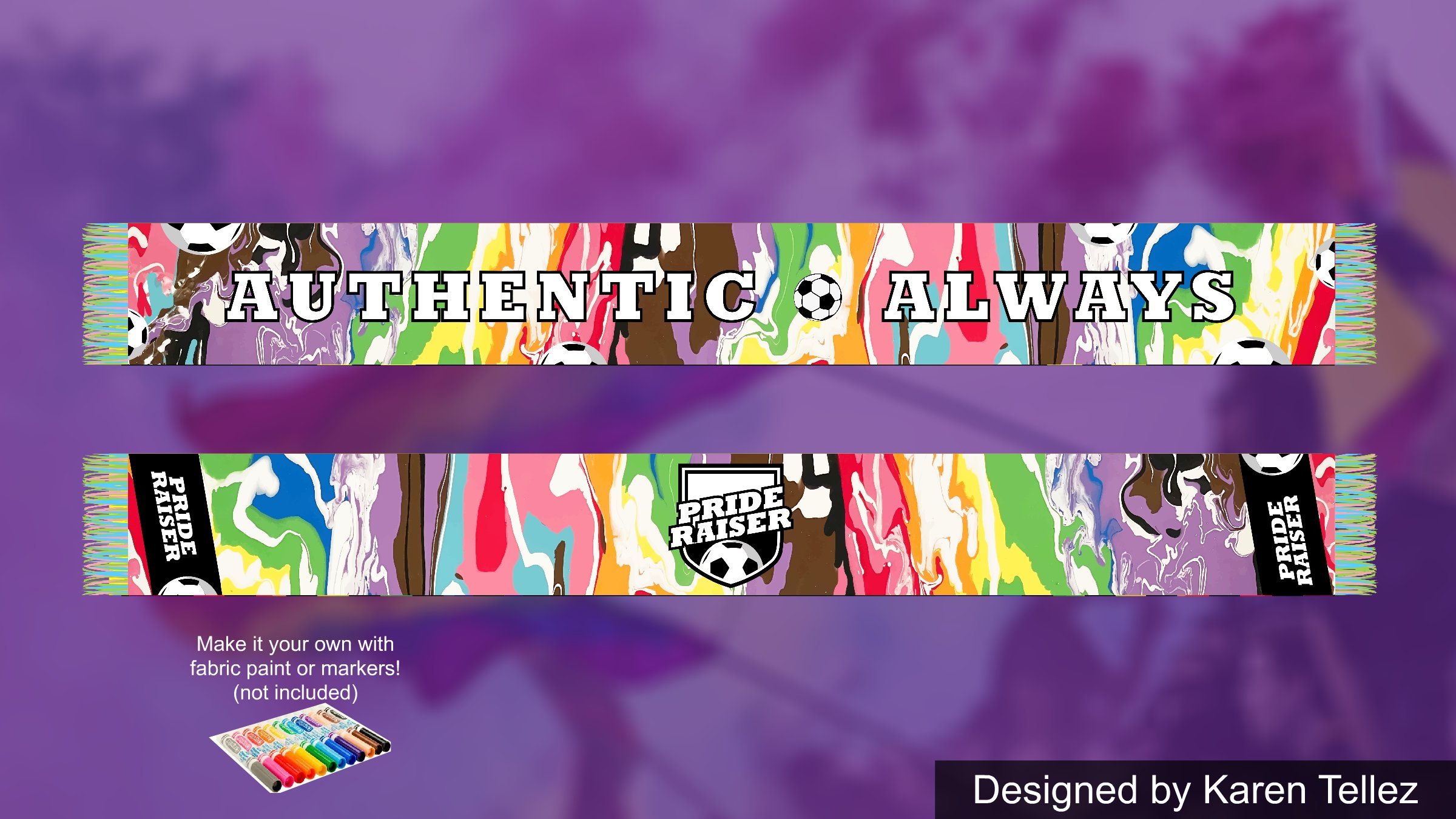 Authentic Always Prideraiser Scarf