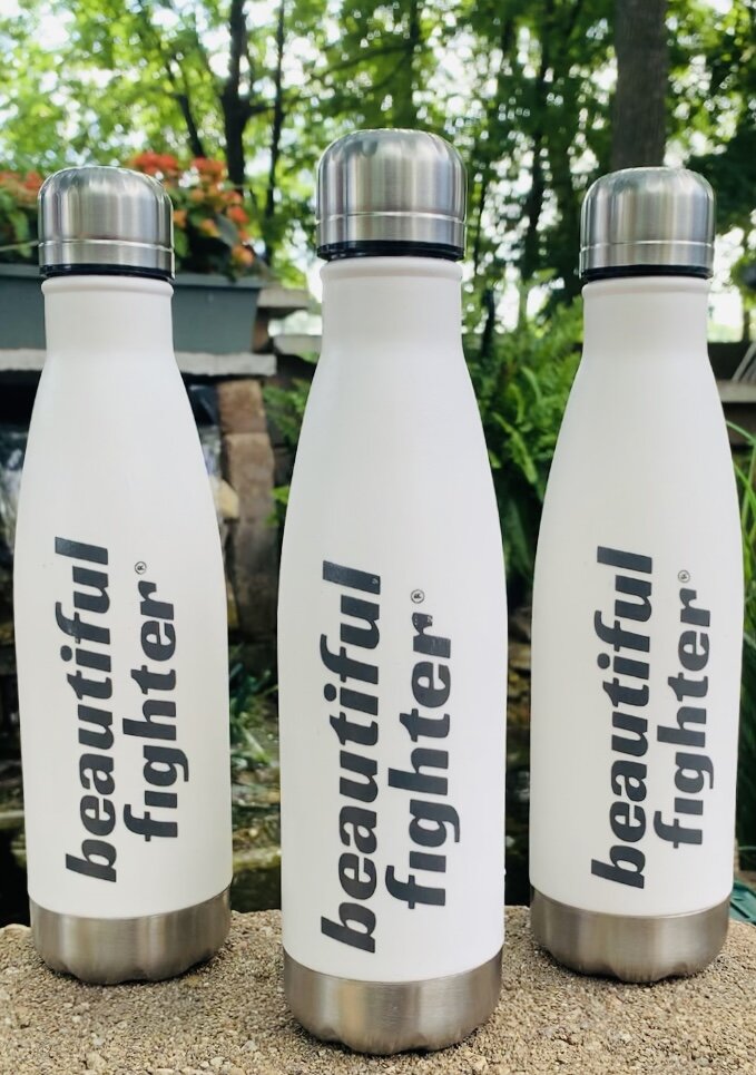 Beautiful Fighter®️ Stainless Steel Sports Water Bottle — Beautiful Fighter