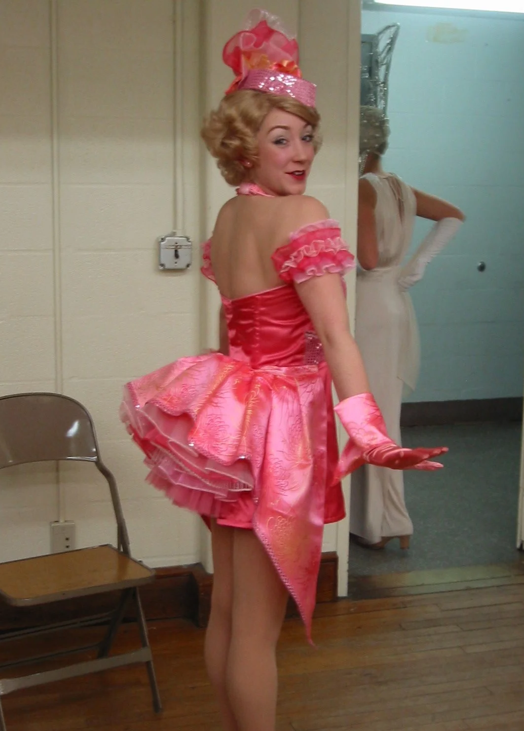 Crazy for You at the Hartt School. Directed Rob Ruggiero.  Backstage photo
