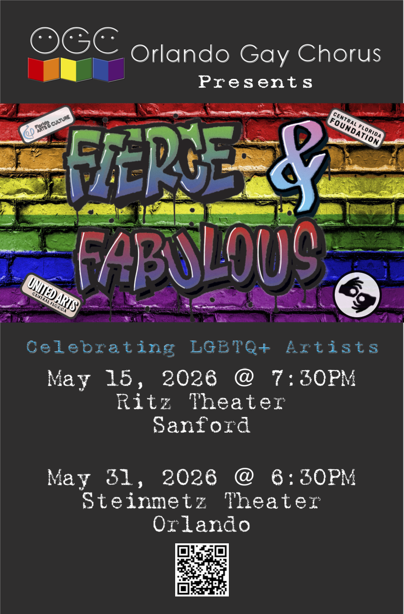 Fierce & Fabulous Show Poster w/ QR Code