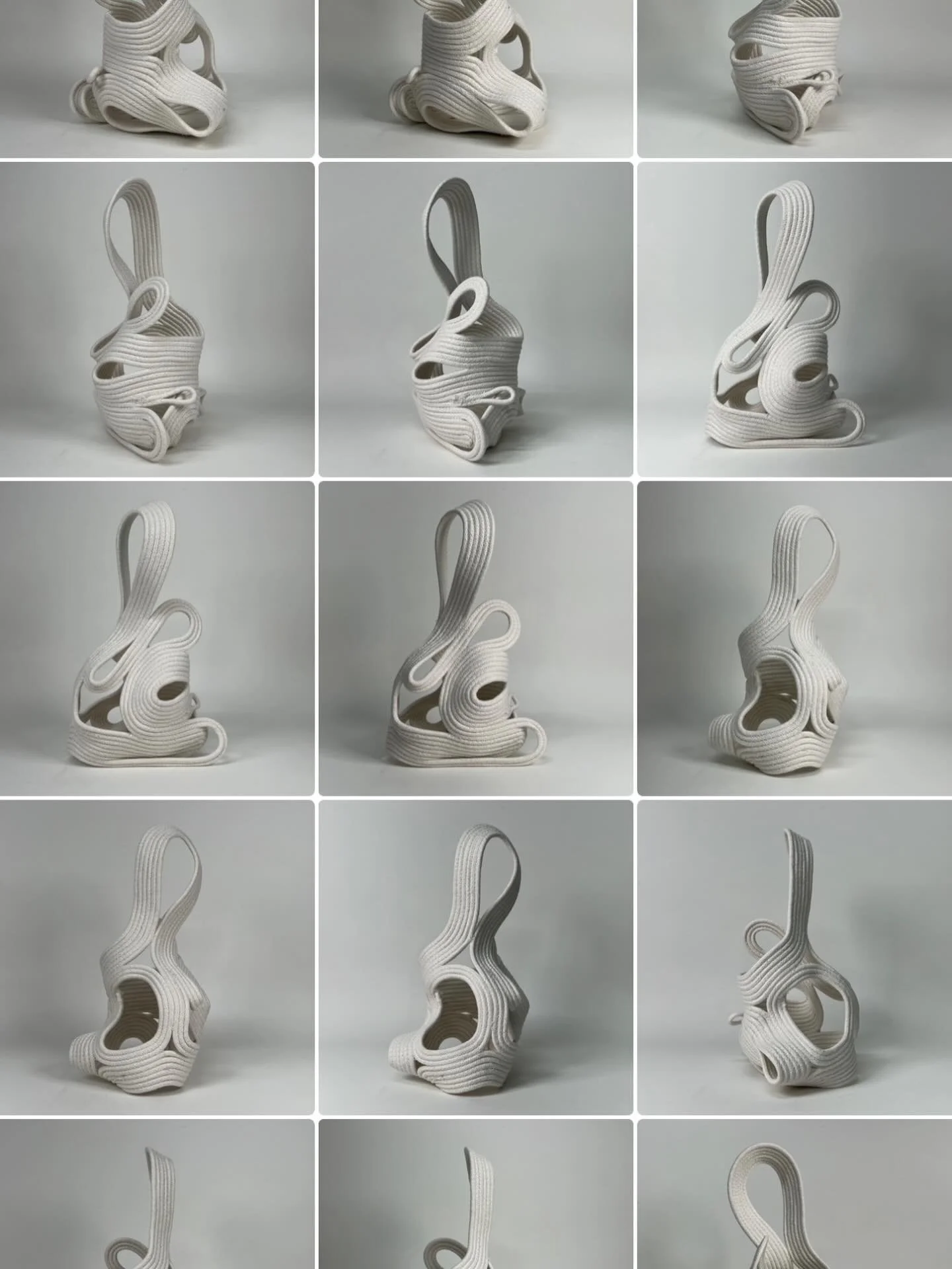 Always experimenting with new materials and forms. Investigating this &ldquo;rope bowl&rdquo; sewing technique for completely unpractical reasons. Looking forward to exploring more techniques &amp; possibilities in the coming year!