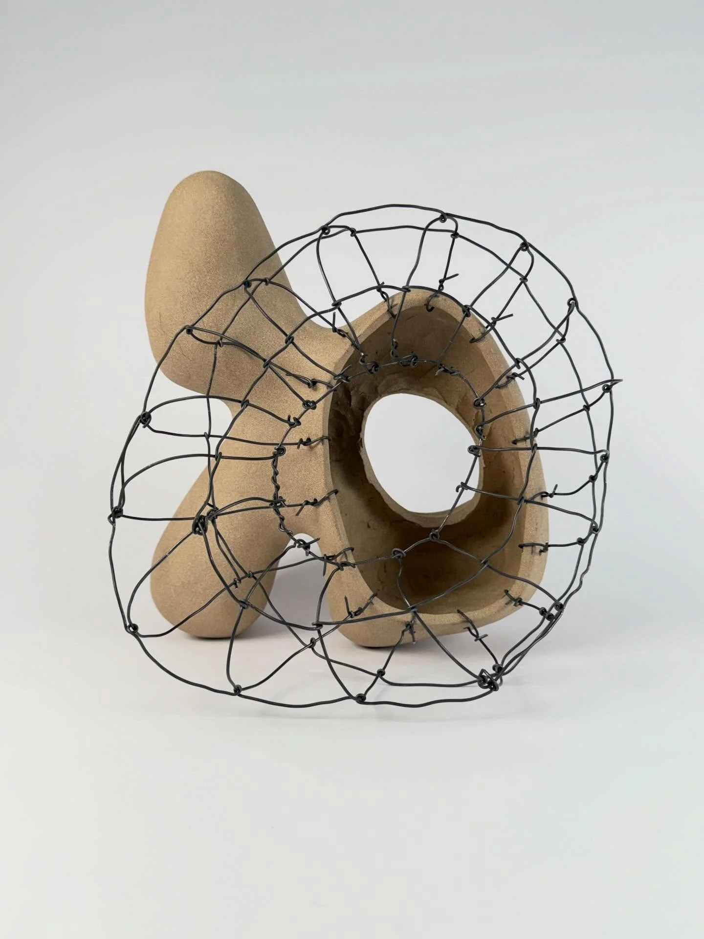 I enjoy creating volume out of materials that would otherwise not be present in three-dimensional space. I think that&rsquo;s why I&rsquo;ve been really into weaving lately. Role, wire, reed, and fabric all have their own satisfying properties when d