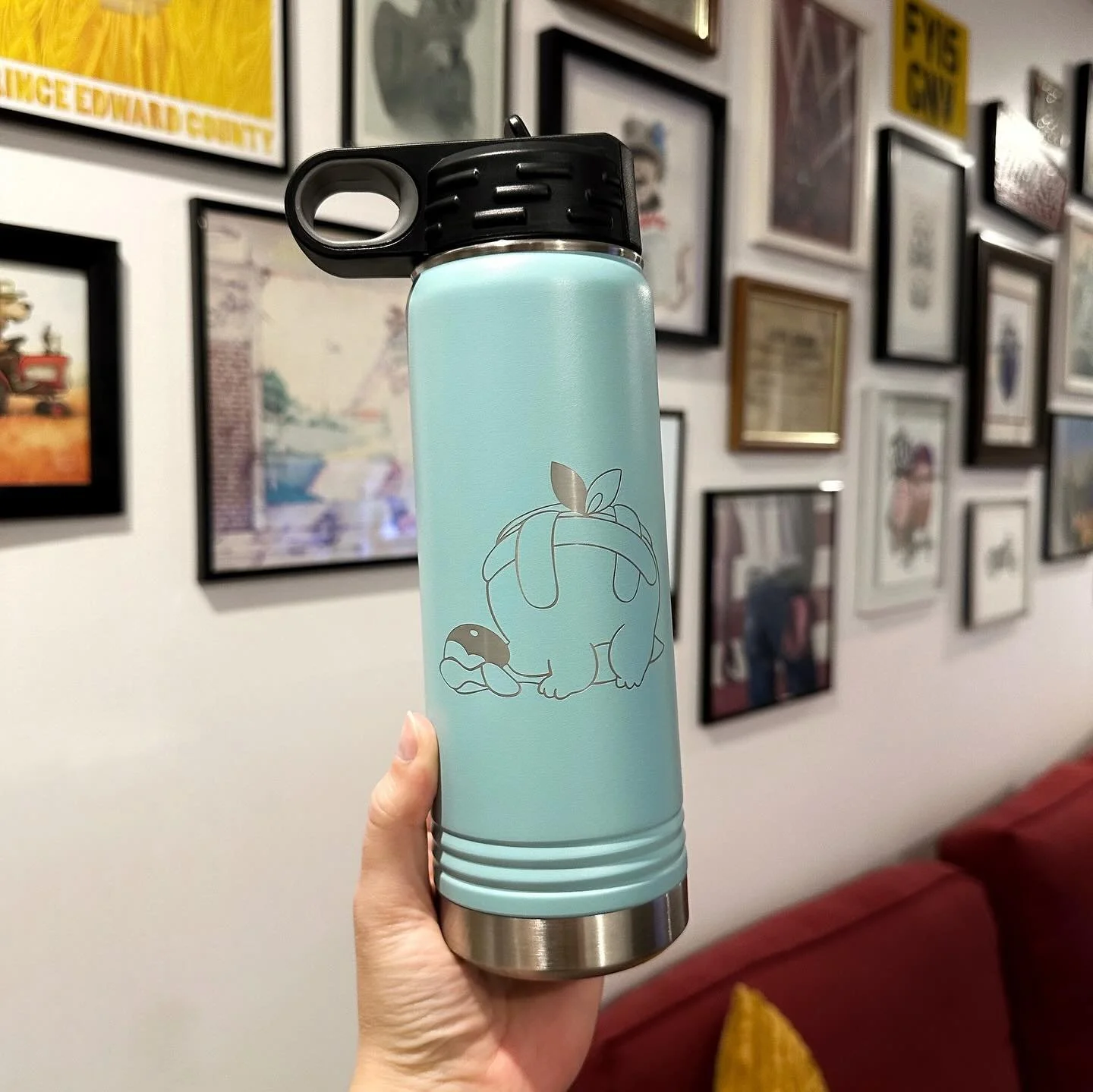 Custom order for a laser engraved water bottle!

We might be a bit biased, but we love that teal colour 😍

#waterbottle #laserengravedbottle #laserengravedgifts #customtumbler #polarcamel