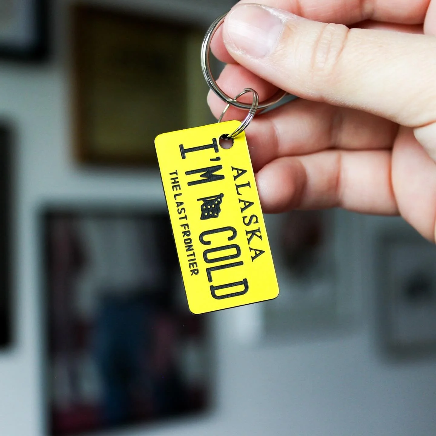 This keychain describes the past few days very well here in Canada too 🥶

But this is actually a message to our US customers - and it&rsquo;s not about the weather!

We just want to remind you that if you are purchasing our license plate keychains o