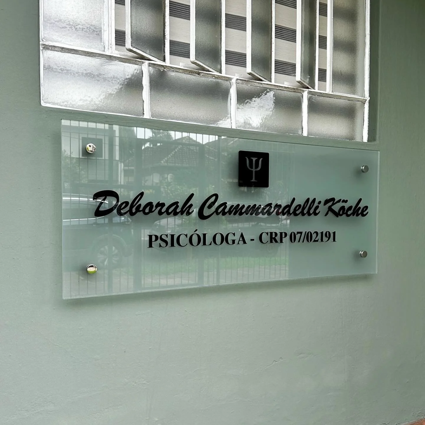 Finally seeing this project completed! 🤩

A couple of years ago, we cut the letters in acrylic and last year, this customer installed them using a stencil that helped align and center everything.

Looks pretty neat, right?!

#customsign #signage #ac