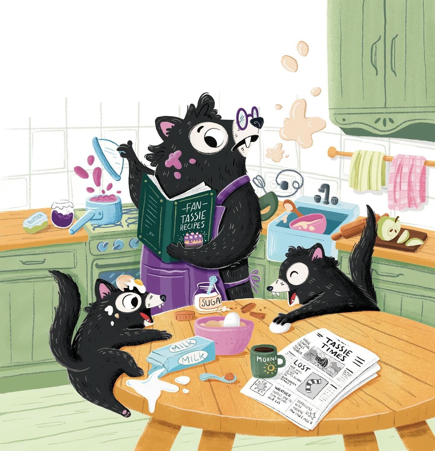 Illustration from &lsquo;to be your dad&rsquo; by @joshpyke.

Had so much fun adding little details to this illustration, hope it&rsquo;ll bring a smile to whomever is reading the book.

@scholastic_au #illustration #picturebooks #childrensbooks #kid