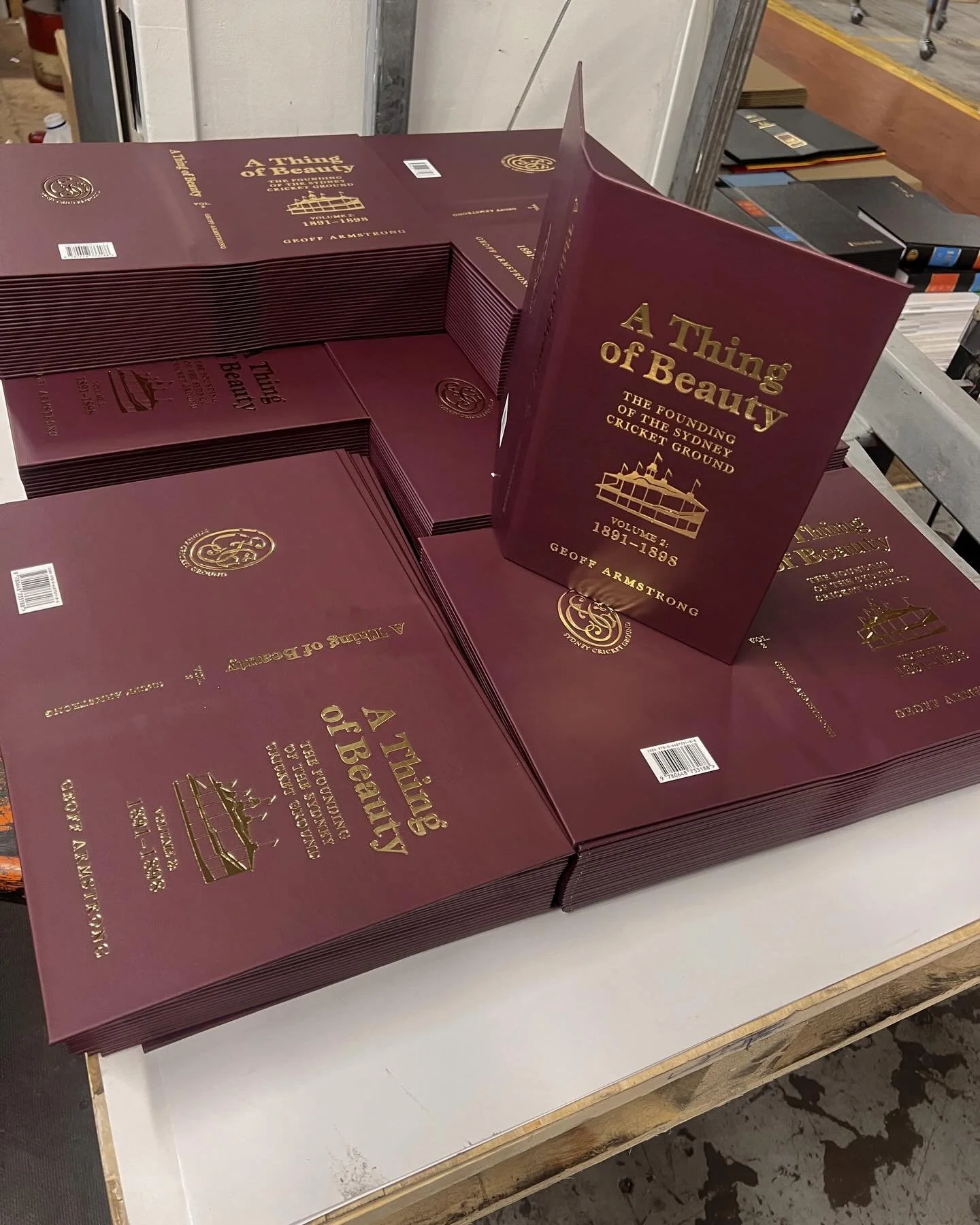 A THING OF BEAUTY: THE FOUNDING OF THE SYDNEY CRICKET GROUND 🏏 

BY GEOFF ARMSTRONG &mdash; VOLUMES 1 &amp; 2

Available now from Stoke Hill Press!

Geoff Armstrong has been described as &lsquo;Australia&rsquo;s pre-eminent sports historian&rsquo;. 