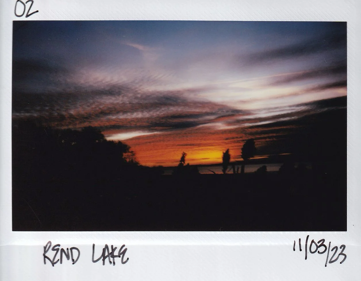  stopped by Rend Lake on our way to Nashville, TN to catch the sunset. 