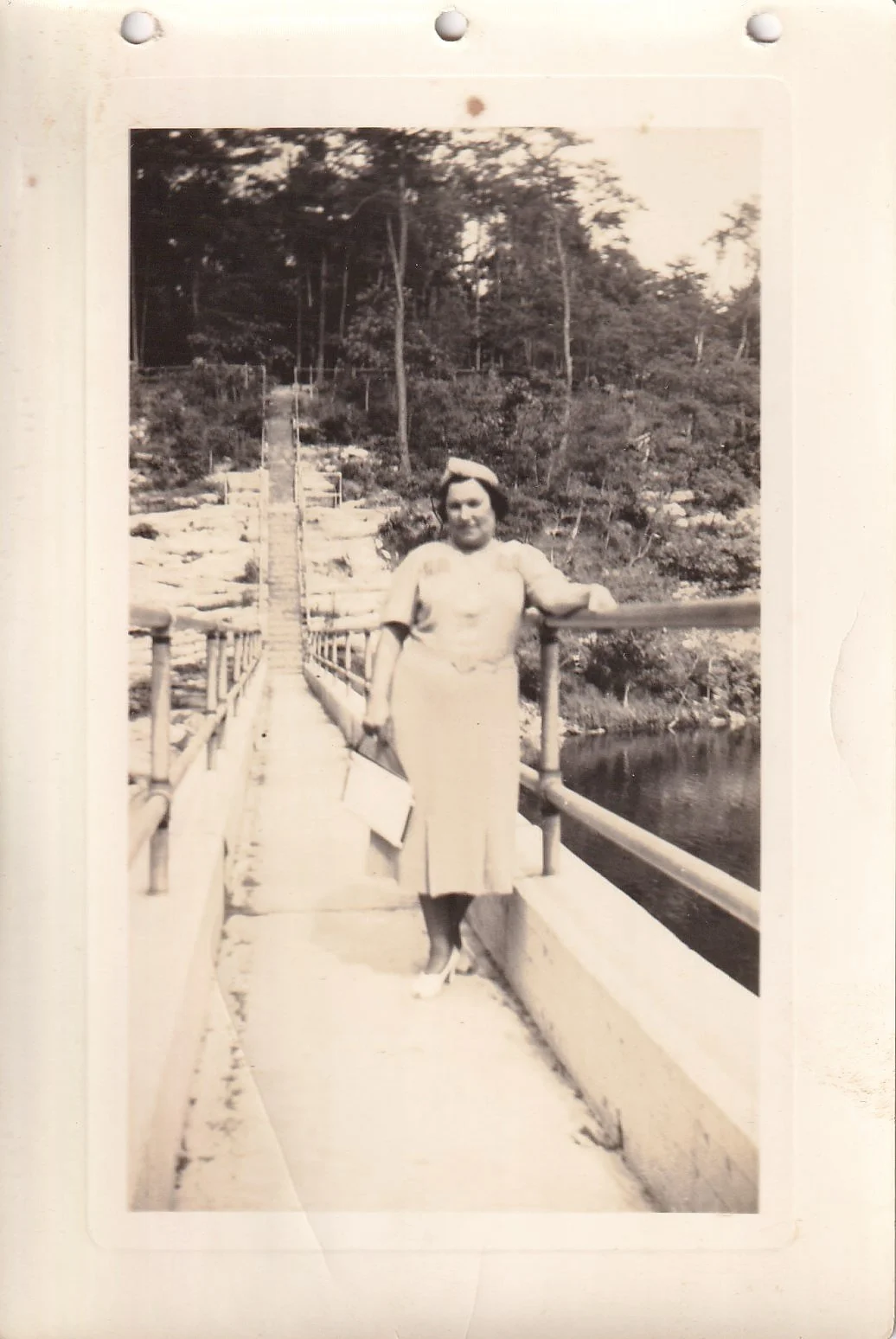  The only clues as to location might be the two ladies on the pier. That spot doesn’t look familiar to me…it could be from anywhere. Of course there’s always the possibility these were snapshots from an out of town visit, and were only developed here