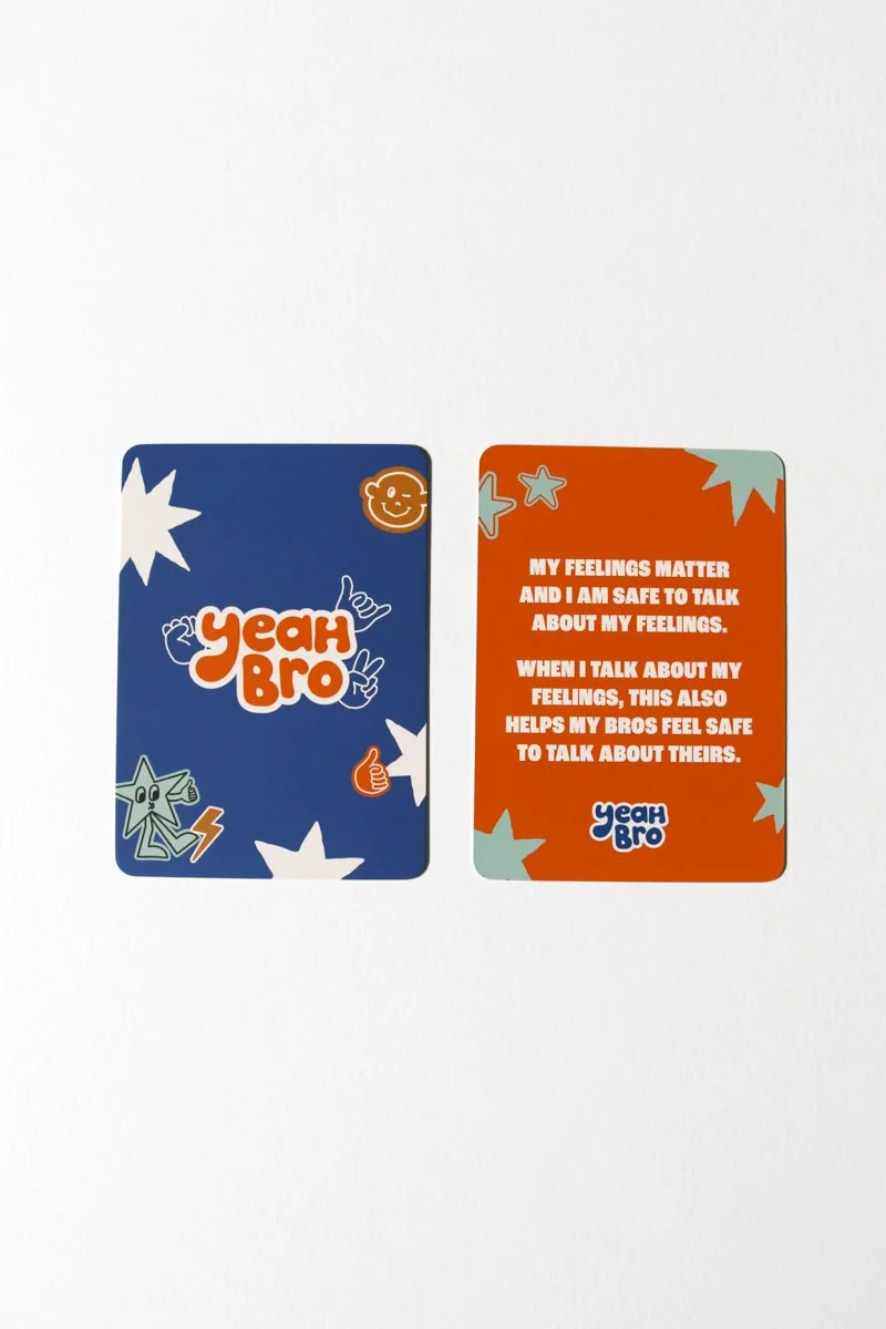 Yeah Bro Cheeky And Kind Affirmation Cards for Boys, Designed by Made By Chloe
