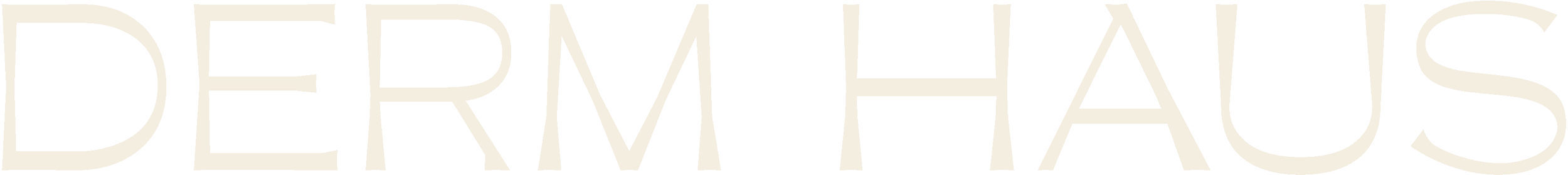 Derm Haus primary inline logo angular typography design in cream, brand identity by Anotherside for aesthetics skin clinic Brisbane