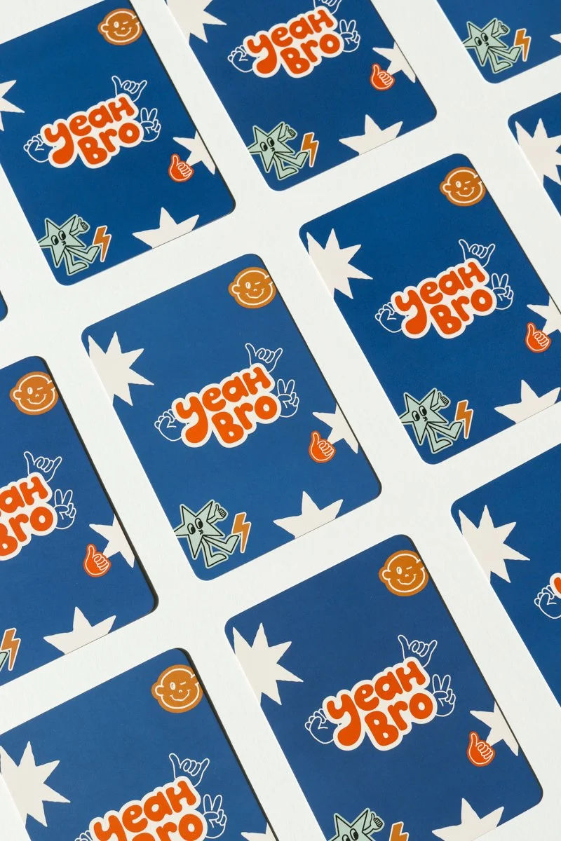 Yeah Bro Cheeky And Kind Affirmation Cards for Kids, Designed by Made By Chloe