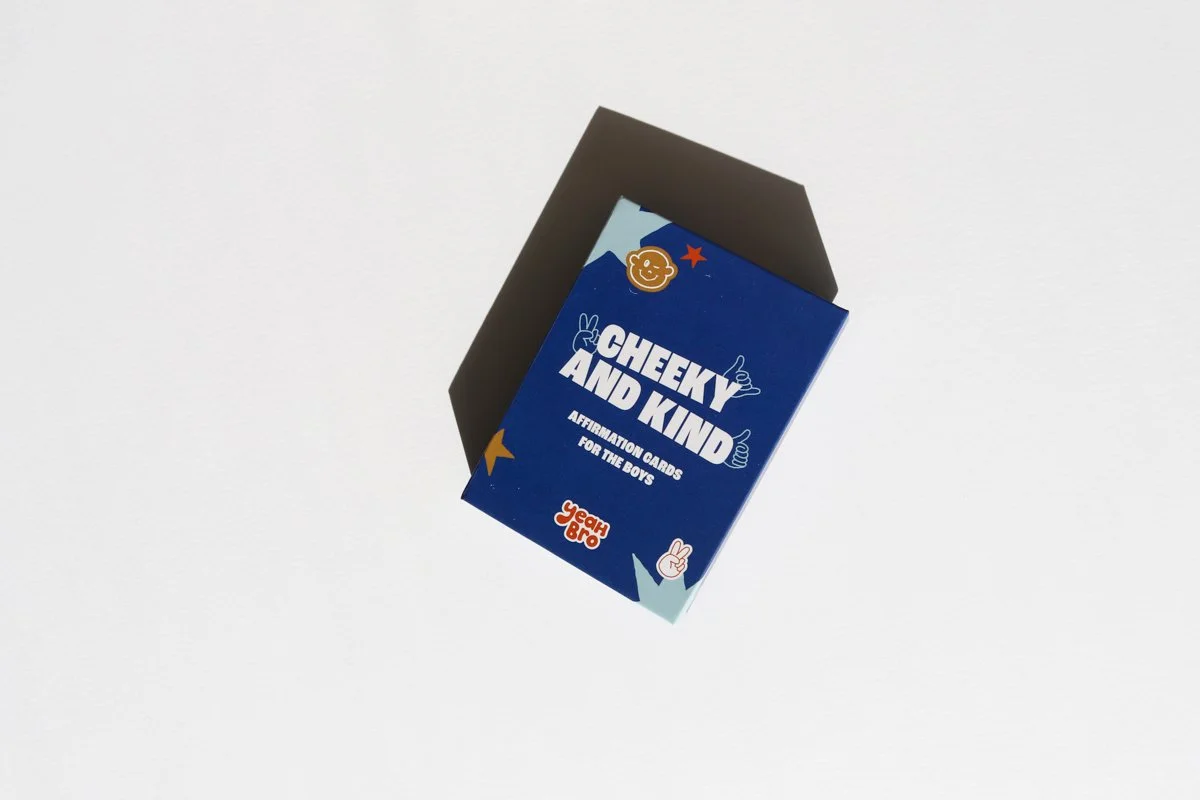 Yeah Bro Cheeky And Kind Affirmation Cards for Boys, Designed by Made By Chloe