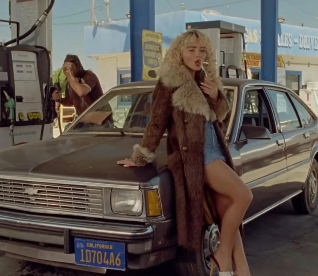Sabrina Carpenter Manchild music video wardrobe assist by Fashion Mentor  styling class student (Copy)
