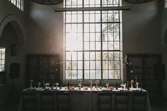 Wedding Reception head table. Photo Credit: William Kim Photography