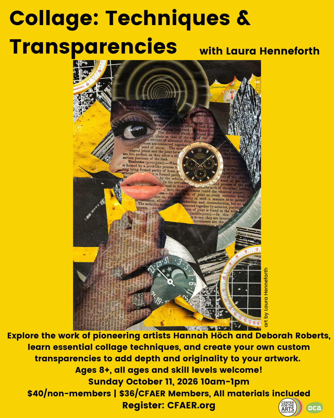 Collage: Technique & Transparencies with Laura Henneforth