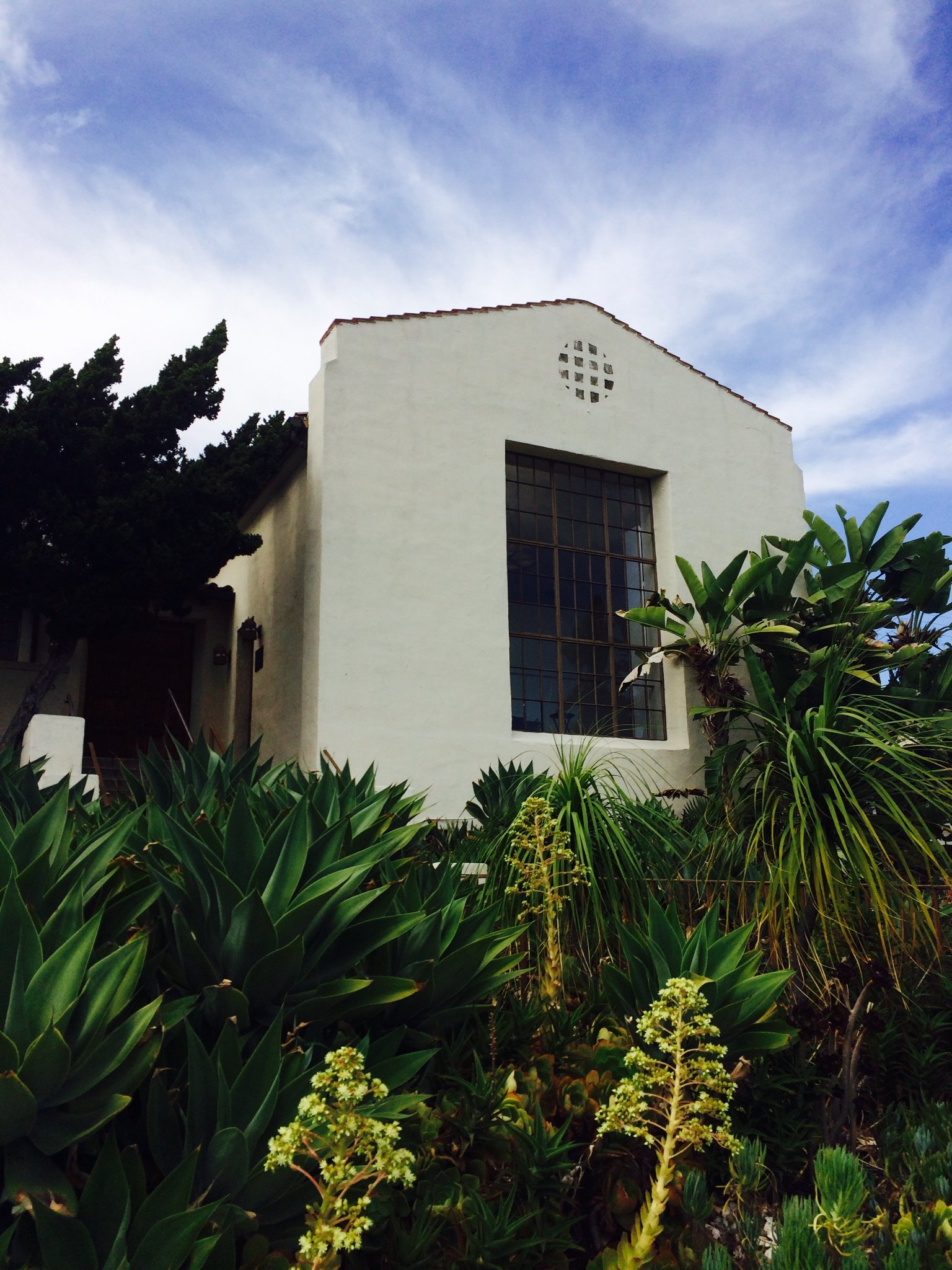 Center front exterior