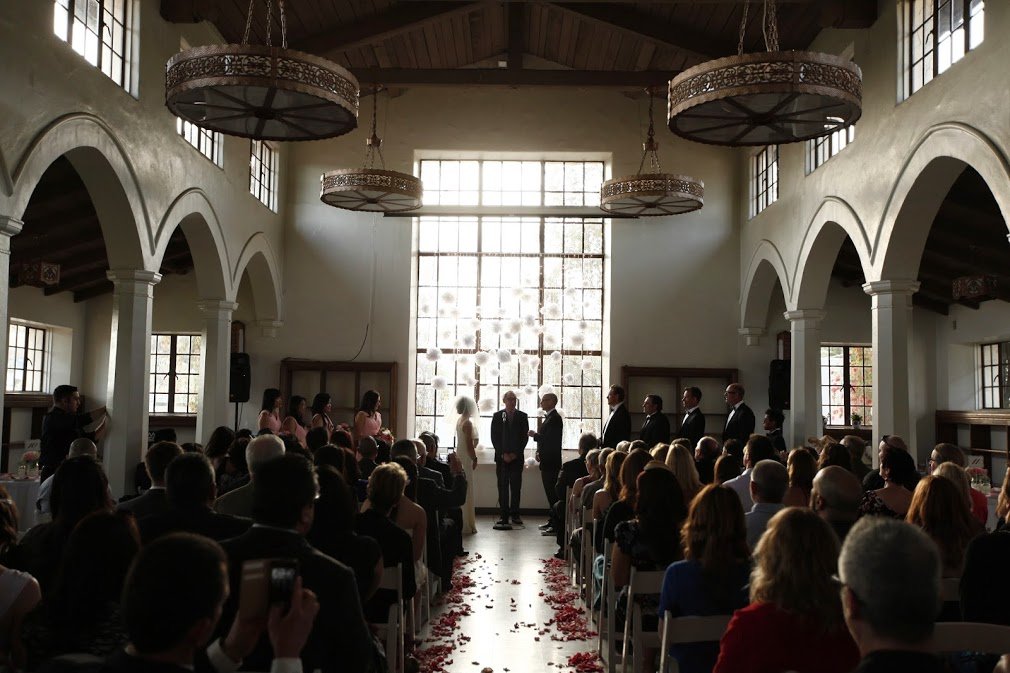 Wedding Aisle – Decor by Renter. Photo Credit: William Kim Photography