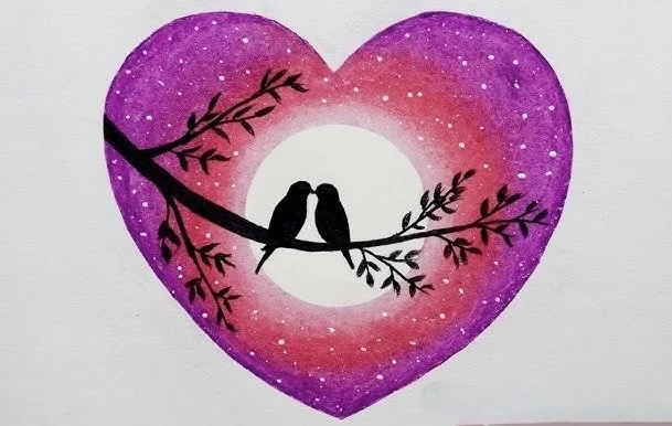 Painting and Mimosas 