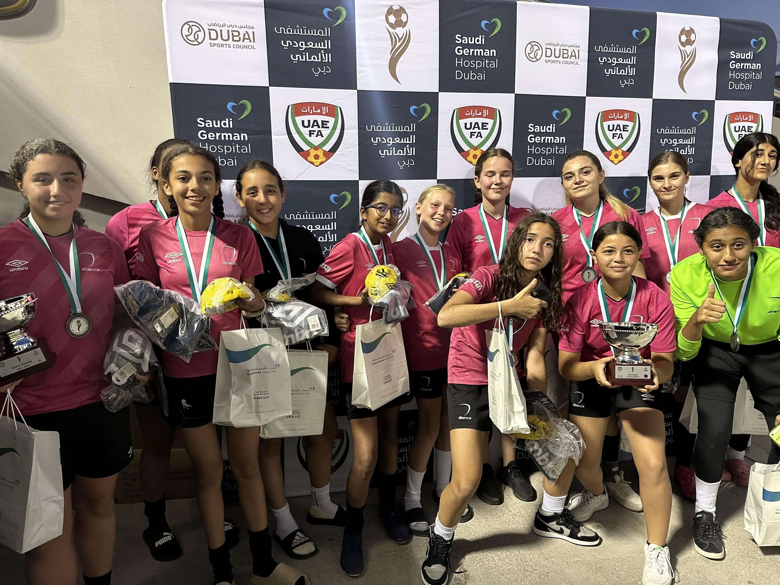 Alliance Women And Girls Shine In UAE Football Competitions Girls 