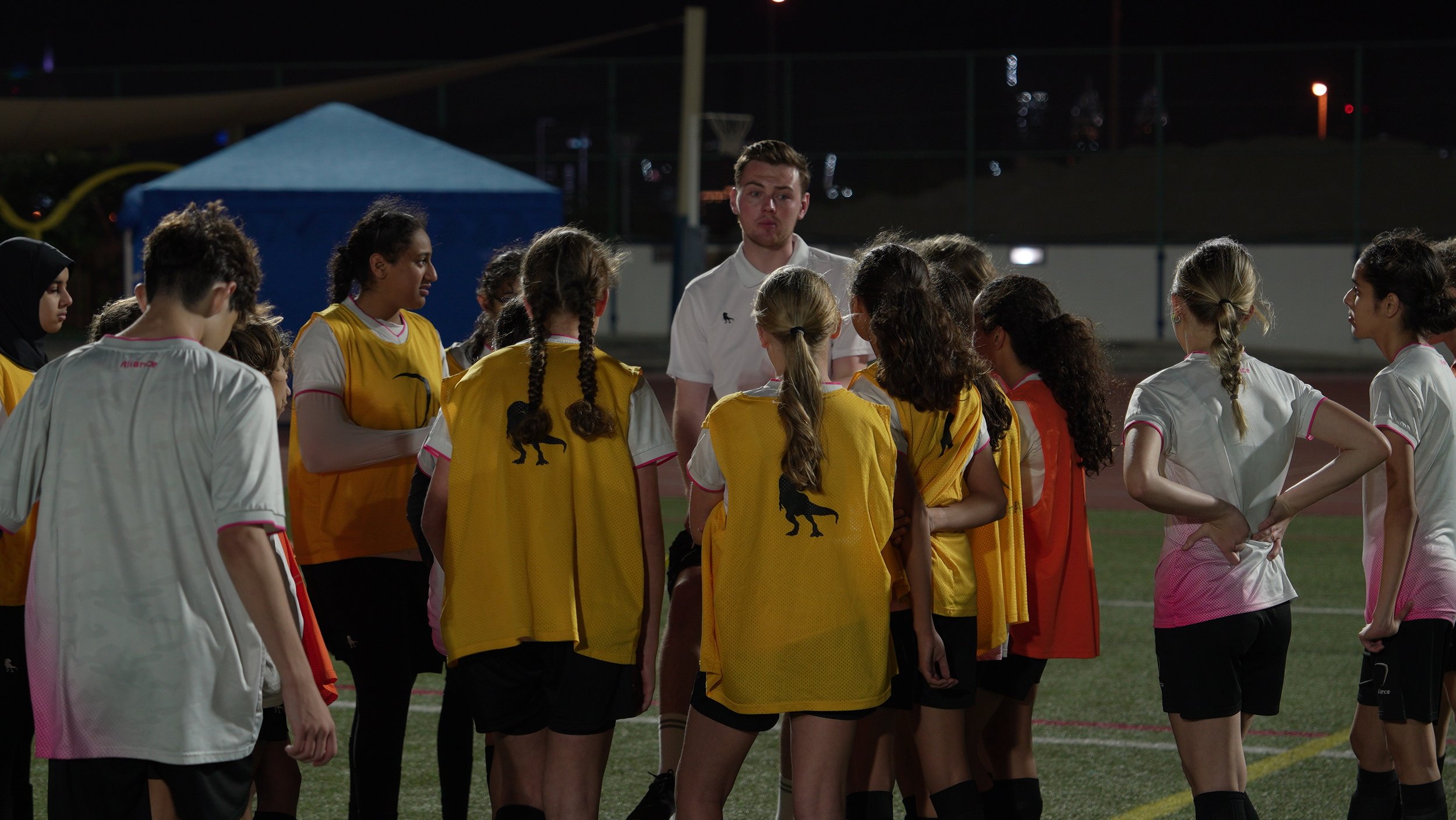 Marshall Dixon Dubai Girls Football.JPG