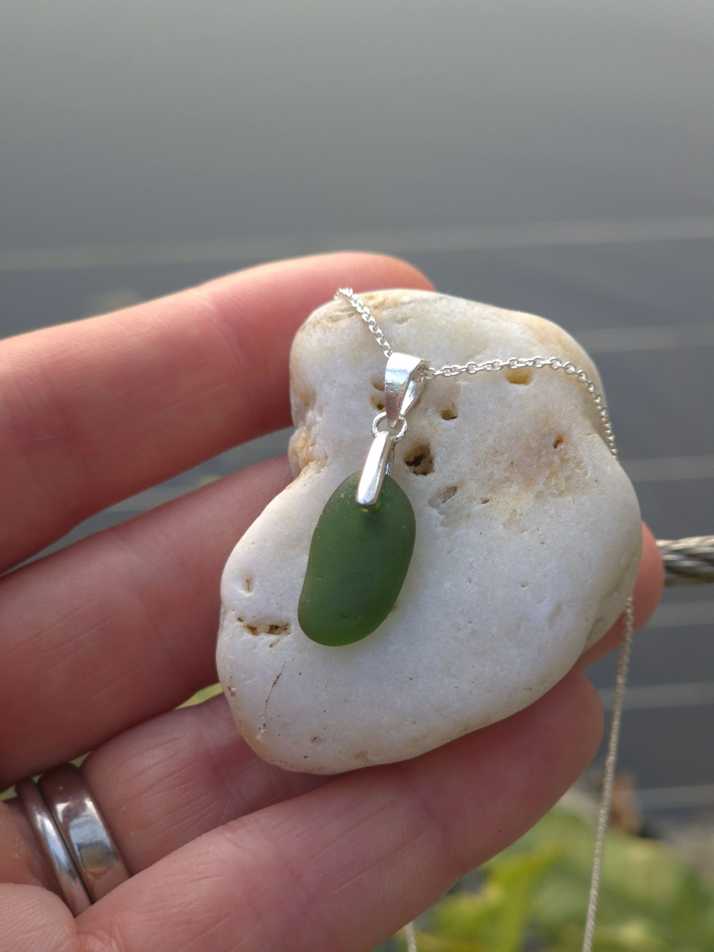 Beachcombing & sea glass pendant making workshop