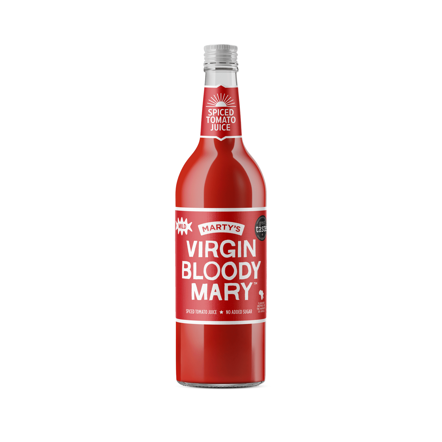 Marty's Virgin Bloody Mary Mild — MARTY'S SPICED TOMATO JUICE